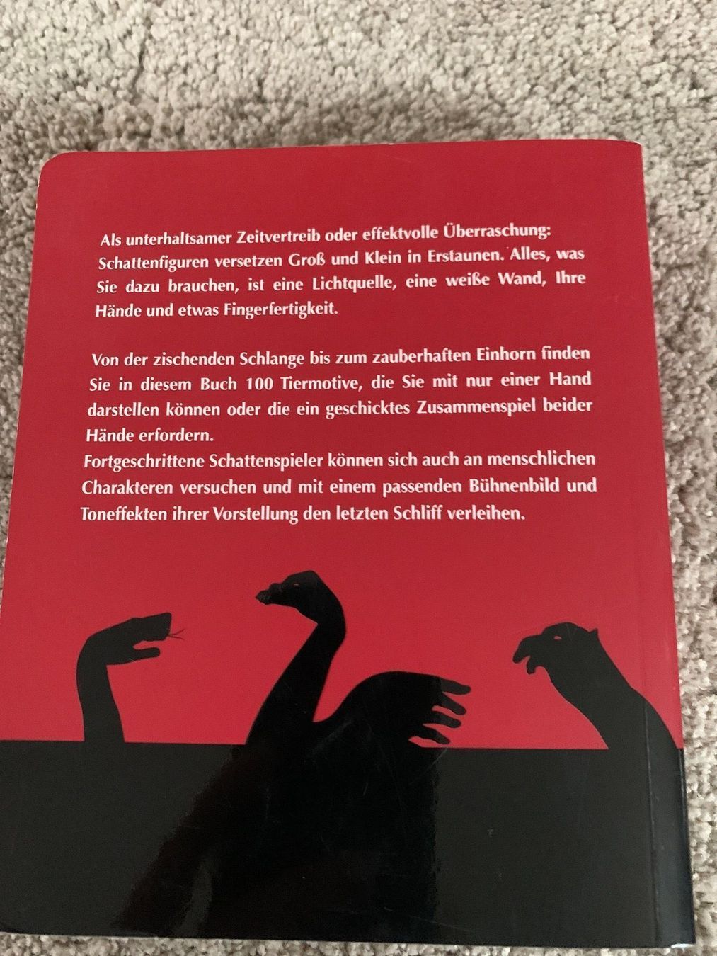 Libri: Buch Schattenfiguren  neu – Nuovo (secondo la descrizione) da Oberweningen venduto da Jogi2 4