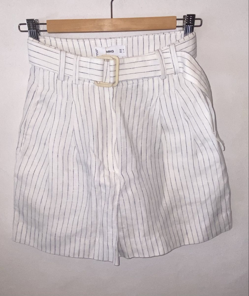 Mango Pantaloni: Shorts rayé blanc et bleu taille 32 NEUF – Nuovo e nell'imballaggio originale da Romainmôtier venduto da jea_n99k 3