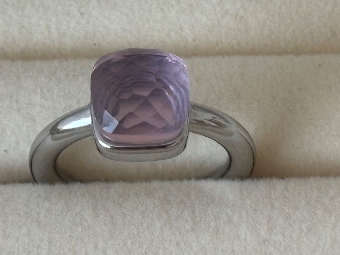Anelli: Luxus Elegante Gr: 17/7 Ring  Rosa Farbe : Silber – Nuovo (secondo la descrizione) da Biel-Bienne venduto da Roserosse13