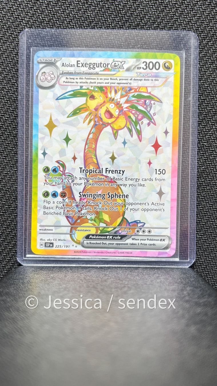 Pokémon Sammelbilder & Trading cards: Alolan Exeggutor ex (SSP EN 225/191) – Neu (gemäss Beschreibung) aus Herisau von jes_q9mj