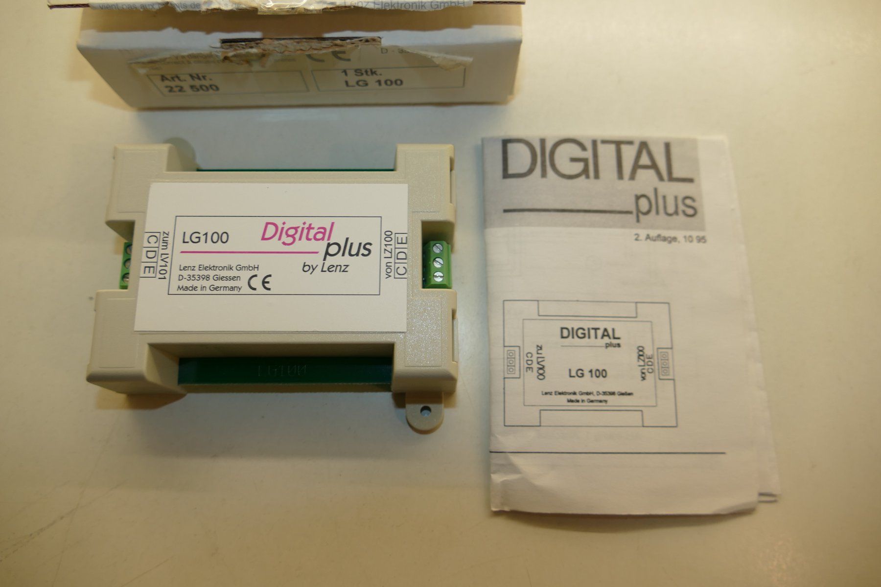 Lenz Modellini di ferrovie: Lenz Digital Plus: Bremsmodul LG100 – Nuovo (secondo la descrizione) da Niederhasli venduto da rail-duerst 1