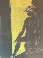 Grand tableau Hans Erni signé crayon