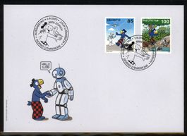 2020, FDC, Sondermarken Globi (Nr. 1784–1785)