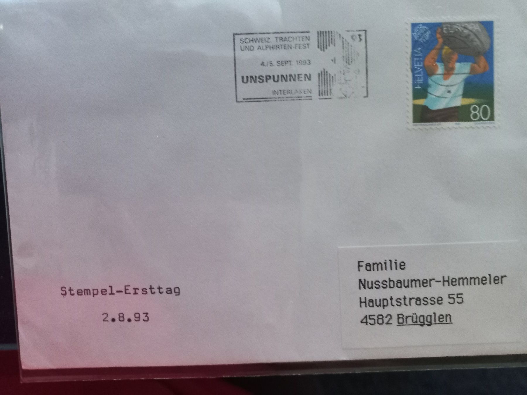 Timbri: Album mit verschiedenen Flaggenstempel – Usato da Brügglen venduto da hokuspokus04 8