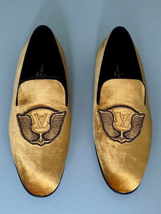 Louis Vuitton Auteuil Velvet Loafers