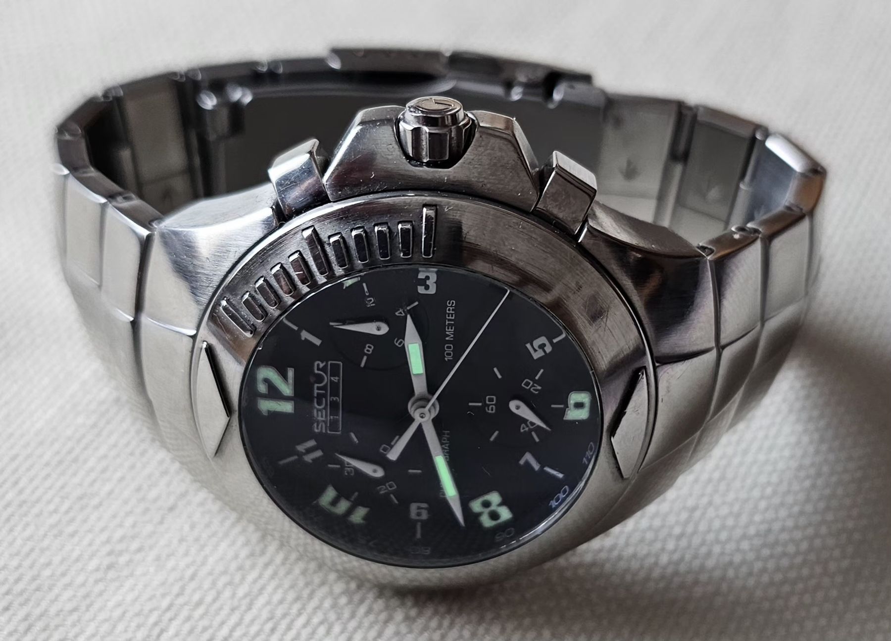 Sector Orologi: SECTOR Chronograph Saphirglas Herrenuhr 48mm – Usato da Speicher venduto da Lemore 4