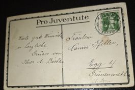 1914 Postkarte  Pro Juventute  gestempelt 1915