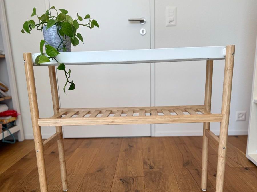 IKEA Pflanzenstnder Bambus/Wei 70 cm (Gebraucht) in St. Gallen fr CHF 35   nur Abholung auf Ricardo kaufen