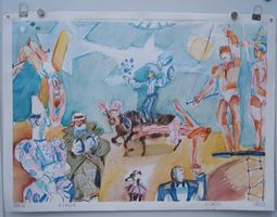 Schulwandbild „Zirkus / Le Cirque / Il Circo“ – Hanny Fries