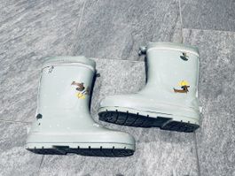 Gummistiefel hell grün , Gr. 29, mit süssem Hundemotiv