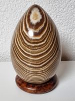 Grosses Aragonit Ei mit Holzring, 2550gr