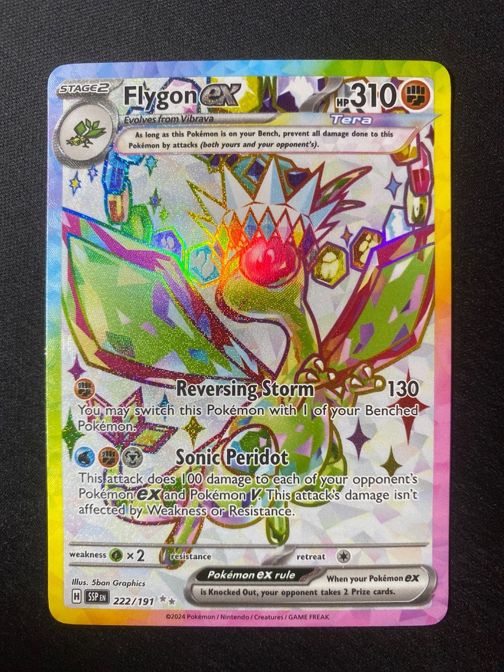 Pokémon Sammelbilder & Trading cards: Flygon ex 222 - Libelldra ex - Surging Sparks - EN – Neu (gemäss Beschreibung) aus Hausen AG von Shrade