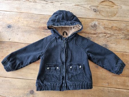 Winter jeans jacket, vertbaudet, 94cm, 3 years