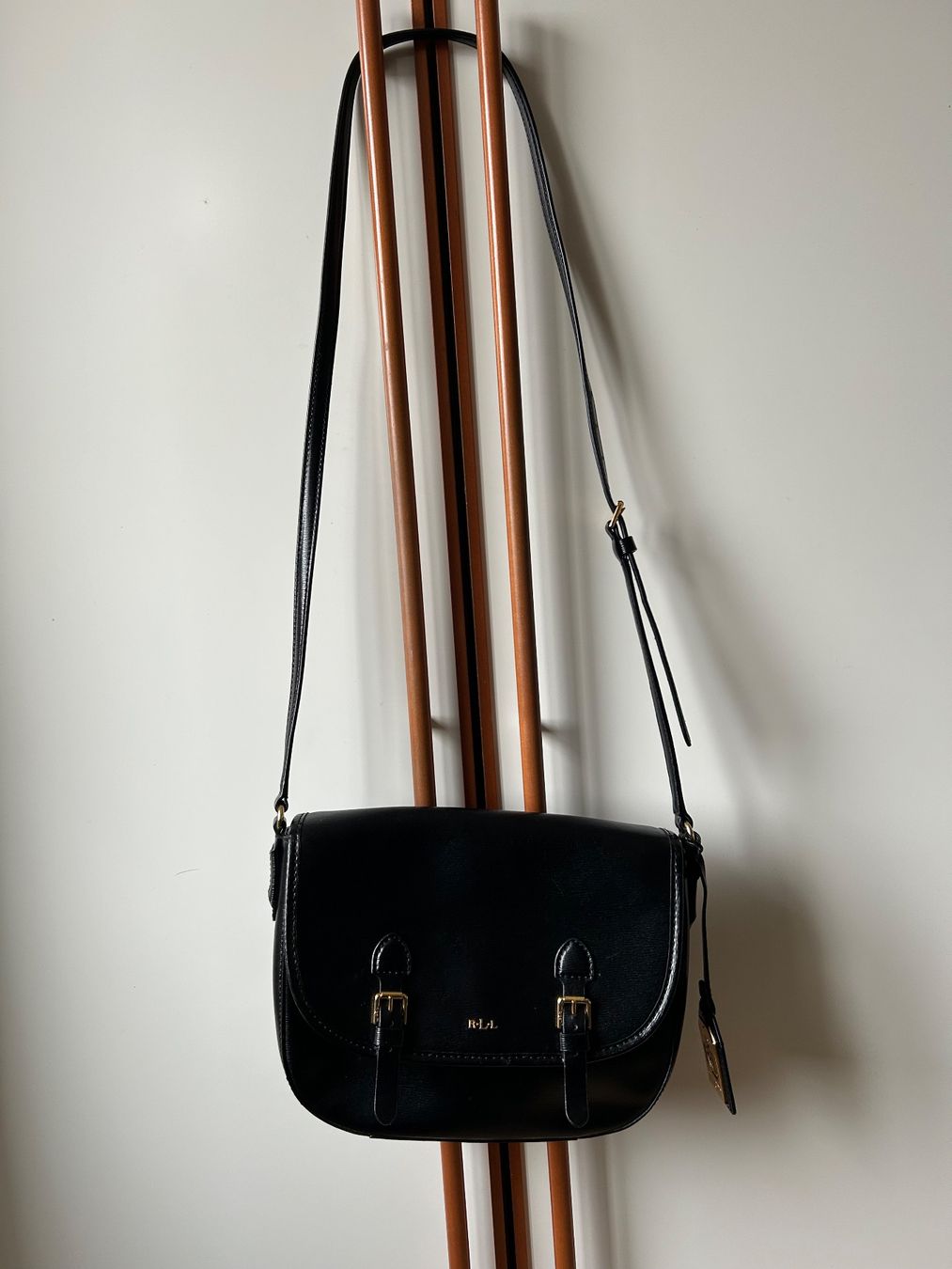 Ralph Lauren Borse da donna: Sac besace Ralph Lauren noir – Usato da Thielle venduto da dan_ym2t