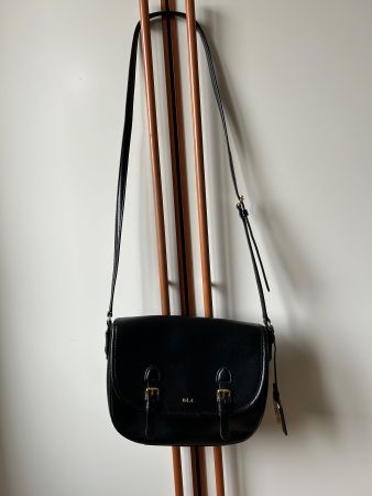 Sac besace Ralph Lauren noir