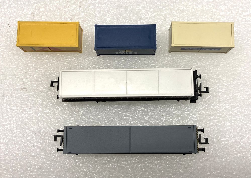 Modelleisenbahnen: Arnold Roco FM N= 2x Containerwagen Hapag-Lloyd - P&O Volvo – Neu (gemäss Beschreibung) aus Thun von retoolinoo 3