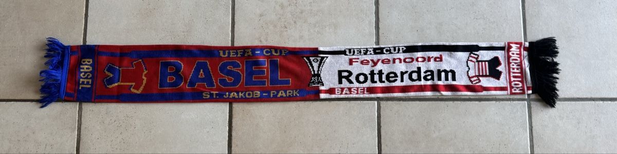 FC Basel Foulard & Sciarpe: Fc Basel - Rotterdam Schal – Usato da Lenzburg venduto da Meister_k