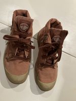 Basket hautes Palladium en toile