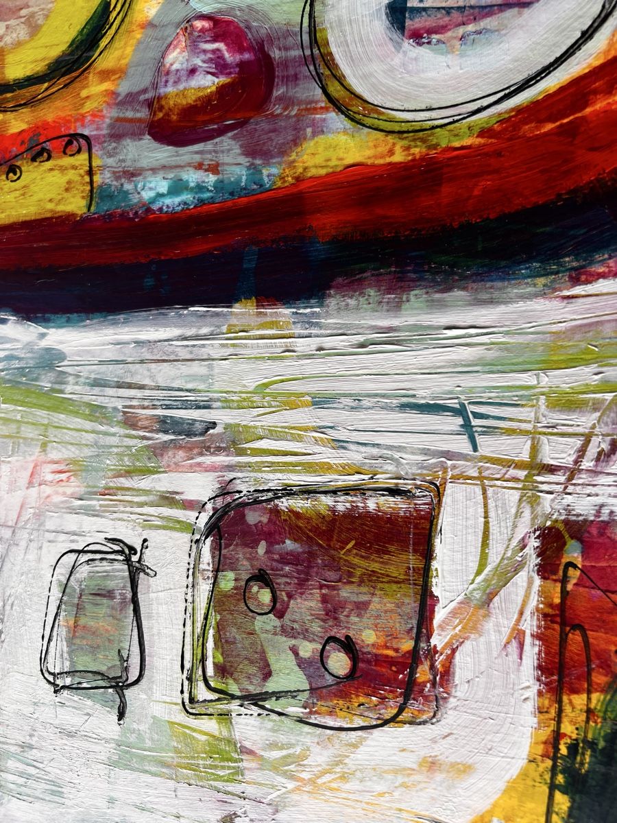 Dipinti: Einzigartiges abstraktes Gemälde, 60x90cm – Nuovo e nell'imballaggio originale da Kreuzlingen venduto da eszanza 5