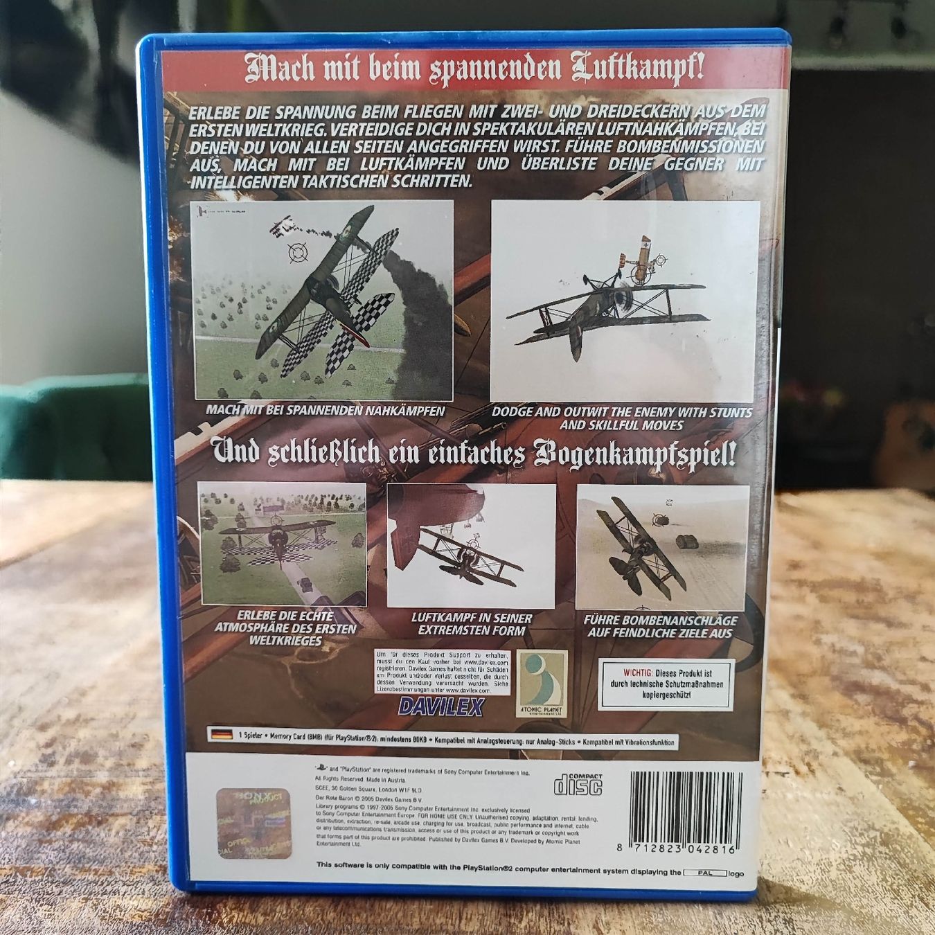 Sony Spiele: PS2 Der Rote Baron Flugsimulator guter Zustand – Gebraucht aus Dübendorf von kb86_MOVIE 1