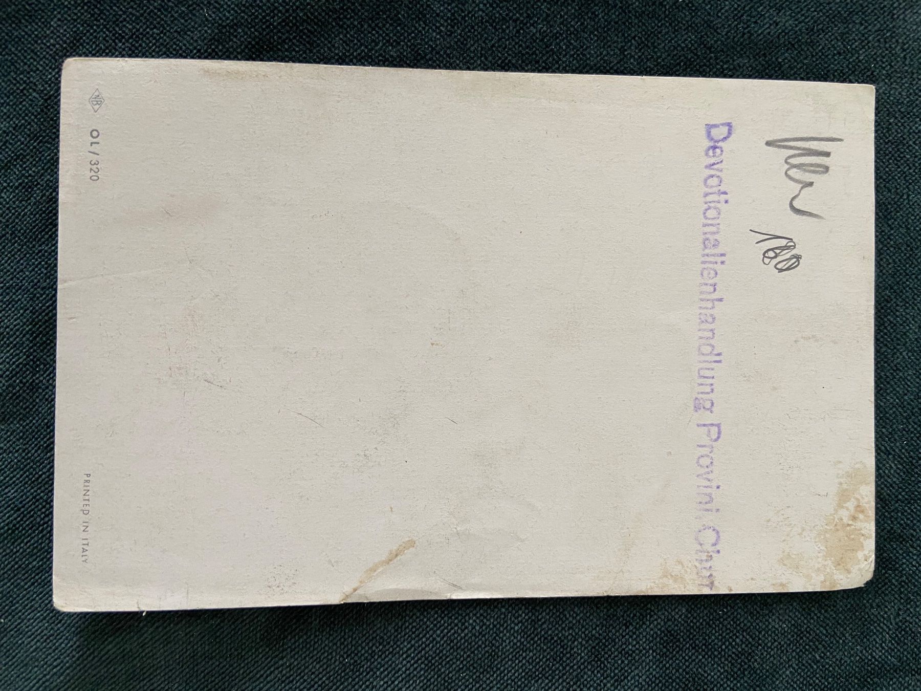 Foto & Immagini: Jesus Heiligenbild Vintage Postkartengrösse, Kommunion – Usato da Luzern venduto da waterfront1 1