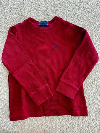 Polo Ralph Lauren Langarmshirt Bordeaux, Gr. 3T