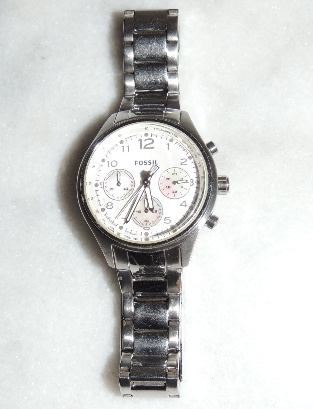 Fossil Orologi: SCHÖNER CHRONOGRAPH "FOSSIL" NEUE BATTERIE – Usato da Au ZH venduto da FashionConsultant 1