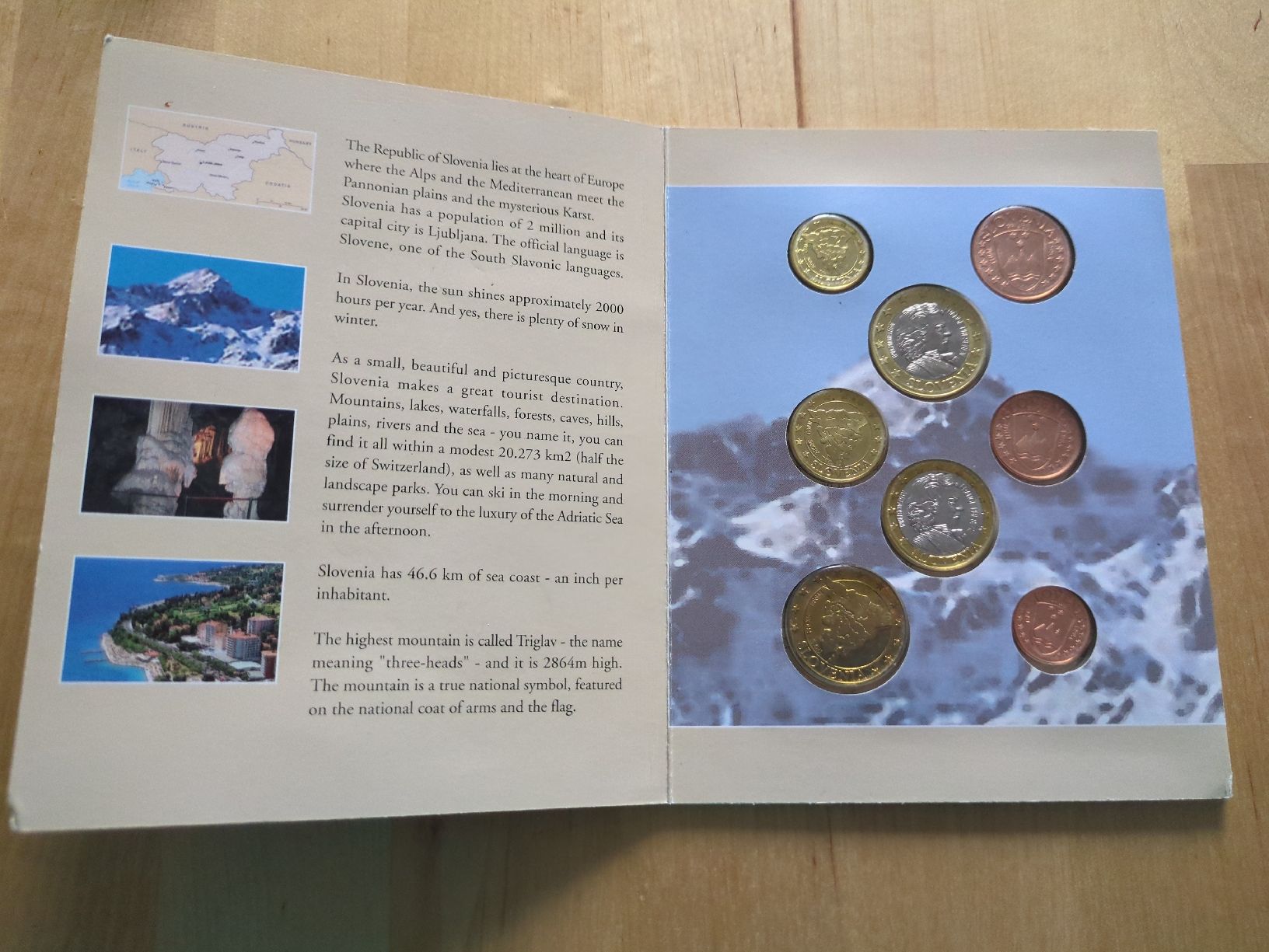 Tutti le monete: Slovénie 2004 - Collection Complète Euro Proof Set – Usato da Genève venduto da ims1 1