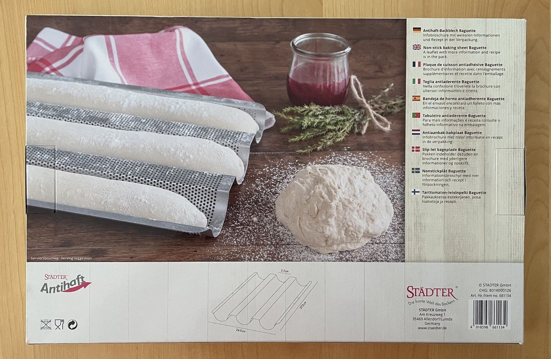 Backformen: Backblech für Baguette – Neu (gemäss Beschreibung) aus Dielsdorf von Empowered 1