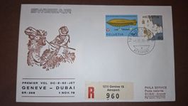 Swissair Geneve - Dubai 01.11.1976