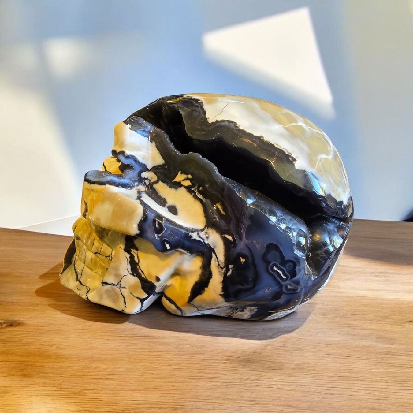 Minerali & Pietre curative: Skull en Agate Volcan 7kg – Usato da Movelier venduto da Tristann 3