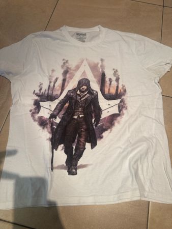 Assassin's Creed T-Shirt, weiss, Grösse L,
