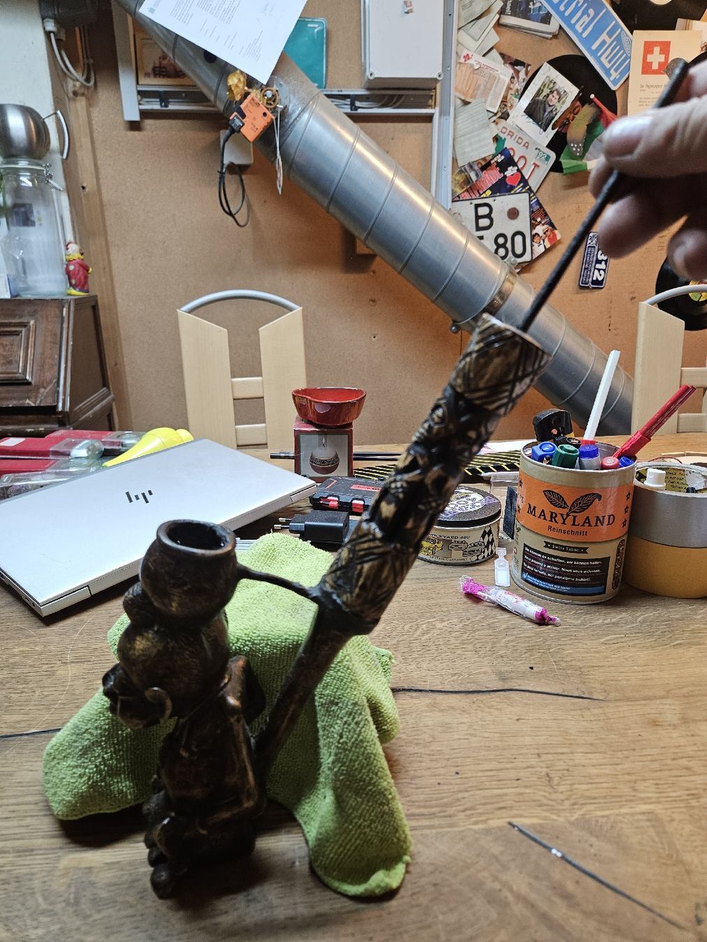 Pipe & Accessori: Bamileke Bronce Pfeife (Q) – Usato da Rorschach venduto da TimelessTrading 2
