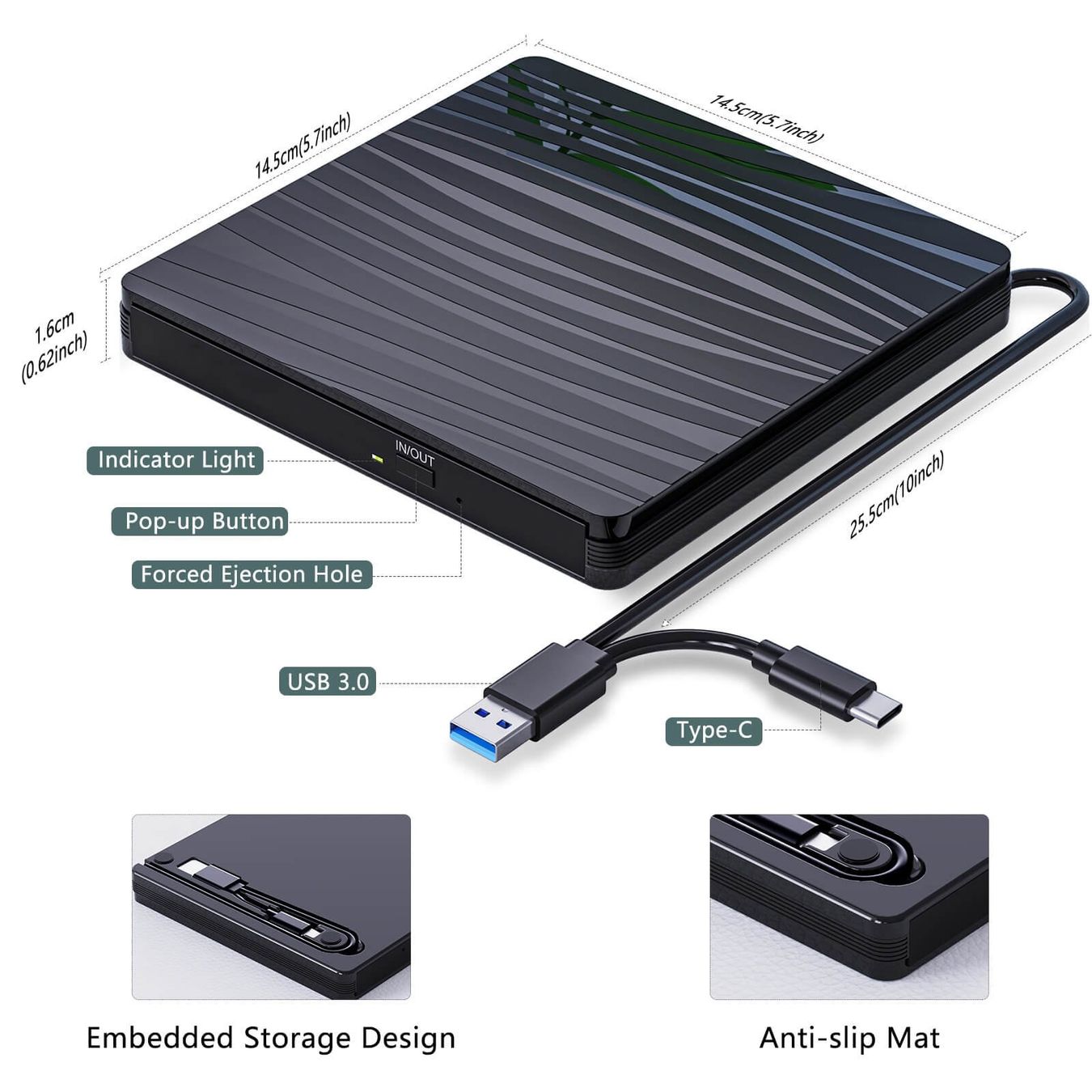 Lettore multimediale & Streamer: Blu-ray/CD/DVD/BD-Player Blu-ray-Brenner – Nuovo e nell'imballaggio originale da Unterägeri venduto da RmOnline 2