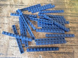 lego 4477 lot de 24 pièces Dark Blue Plate 1 x 10