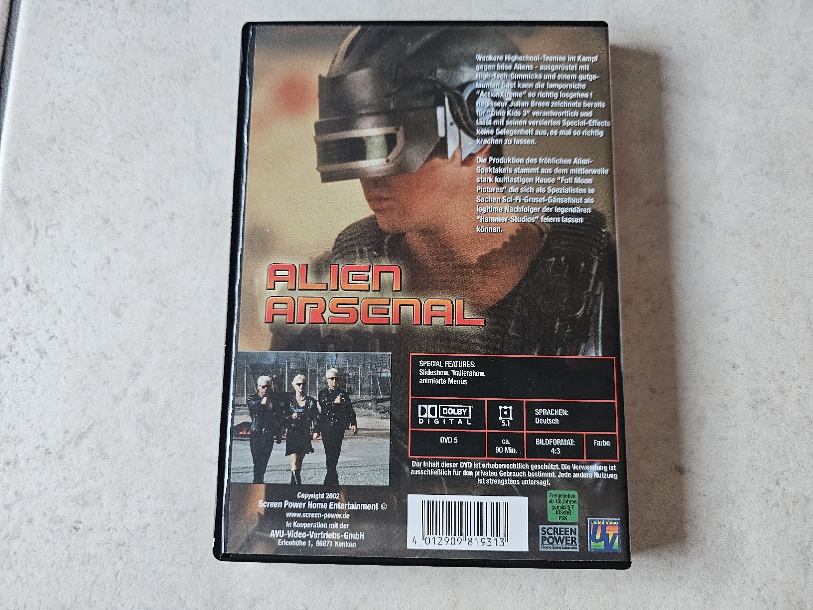 Tous les DVDs: Alien Arsenal – D'occasion à Schneisingen par backstore24 1