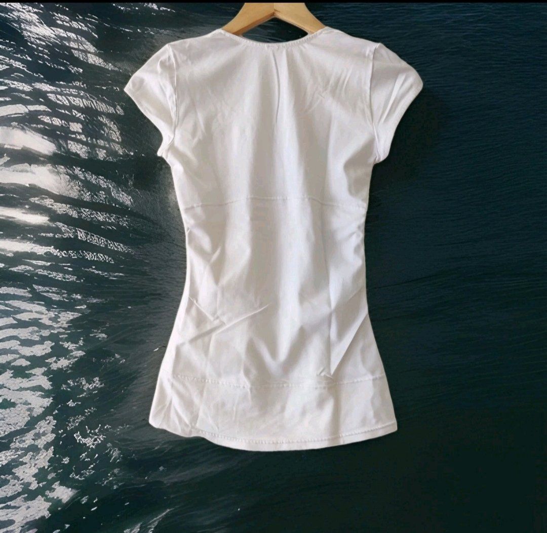 Tops: FLEXEES Bodyshape Formendes Shirt Pulli Hemdchen weiss Gr.M – D'occasion à Winterthur par Lotusherz 1