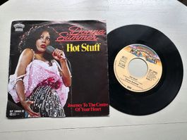 DONNA SUMMER tolle Single Kult Disco 80's Hot stuff Top Hit