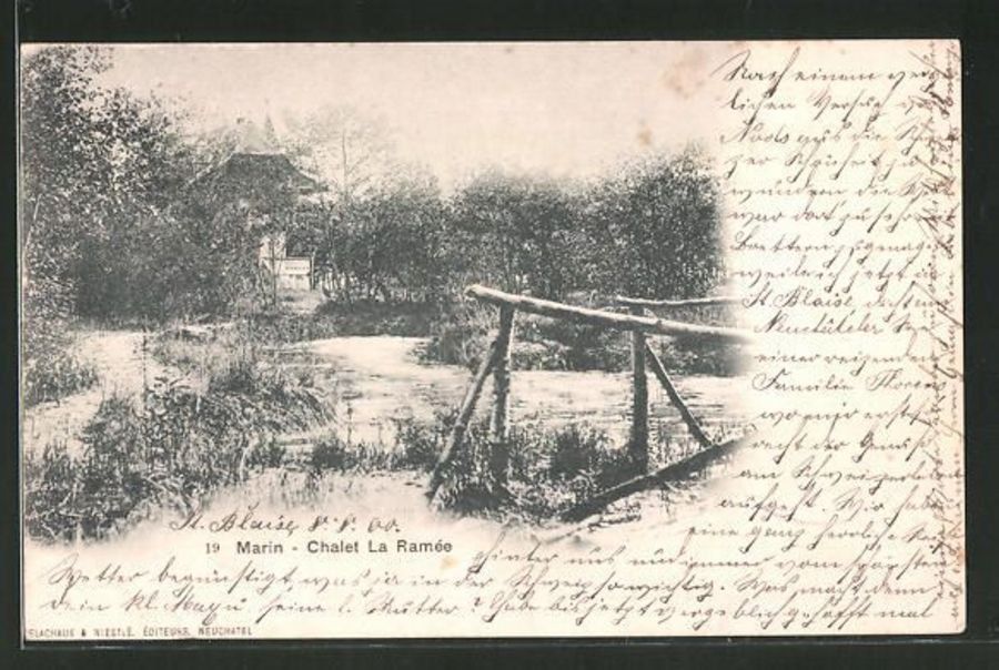Ansichtskarten: Marin, Chalet La Ramée – Gebraucht aus Frauenfeld von POML