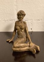 Bronze Figur Mädchen Skulptur, Kunst Sammlerstück