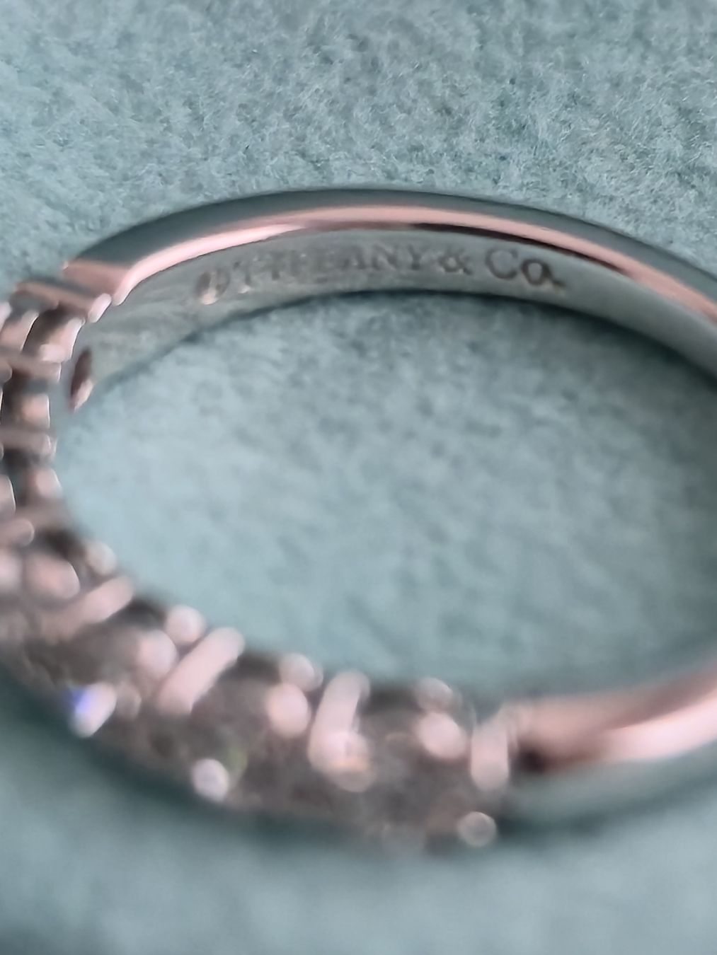 Tiffany & Co. Ringe: Tiffany platin mit diananten – Gebraucht aus S. Antonino von paoloc1842 5