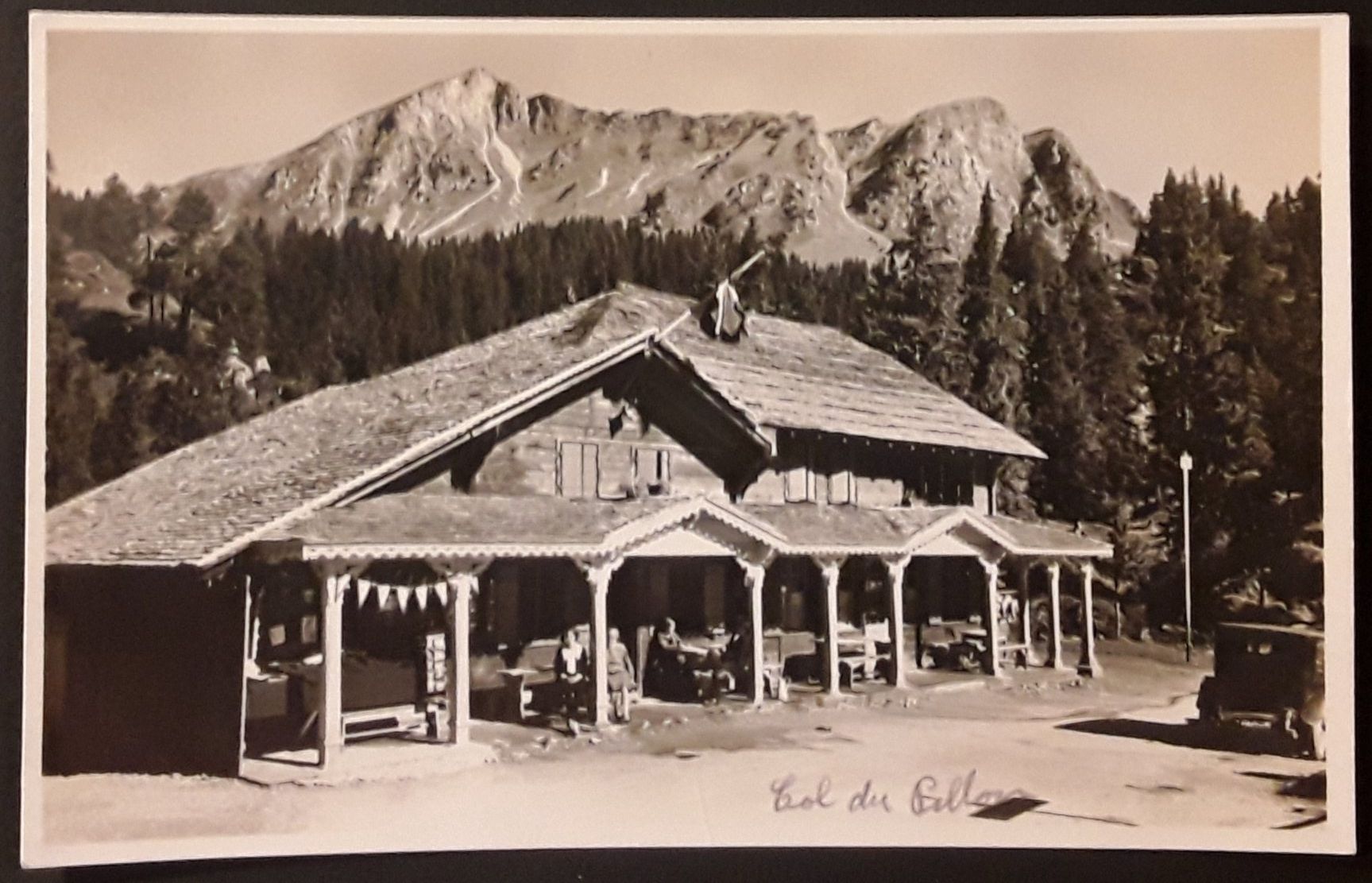 Ansichtskarten: 1933: Carte du Col du Pillon – Gebraucht aus Walperswil von Tcheidi