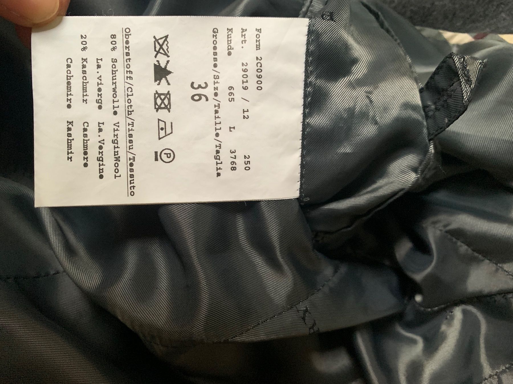 Burberry Cappotti: Kurzer Wollmantel von Burberry, Gr. 36 – Nuovo (secondo la descrizione) da Zürich venduto da p_q7q_nichtraucher 7