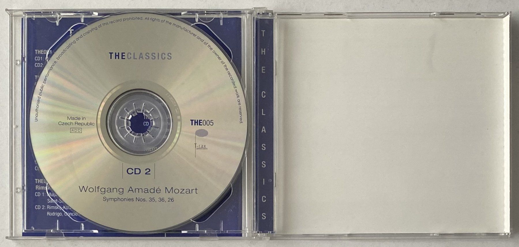 CD: Wolfgang Amade Mozart – Usato da Flums venduto da Asquillo 3