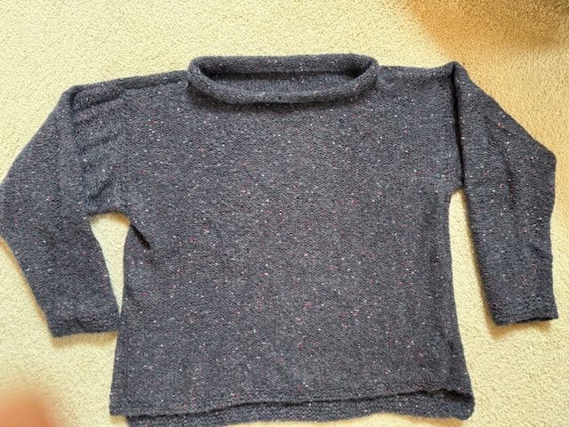 Pulls & Sweat-shirts: Pull tricoté main bleu chiné, prix baissé ! – D'occasion à Enges par cordec
