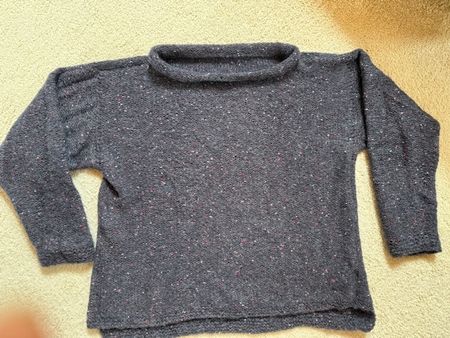 Pull tricoté main