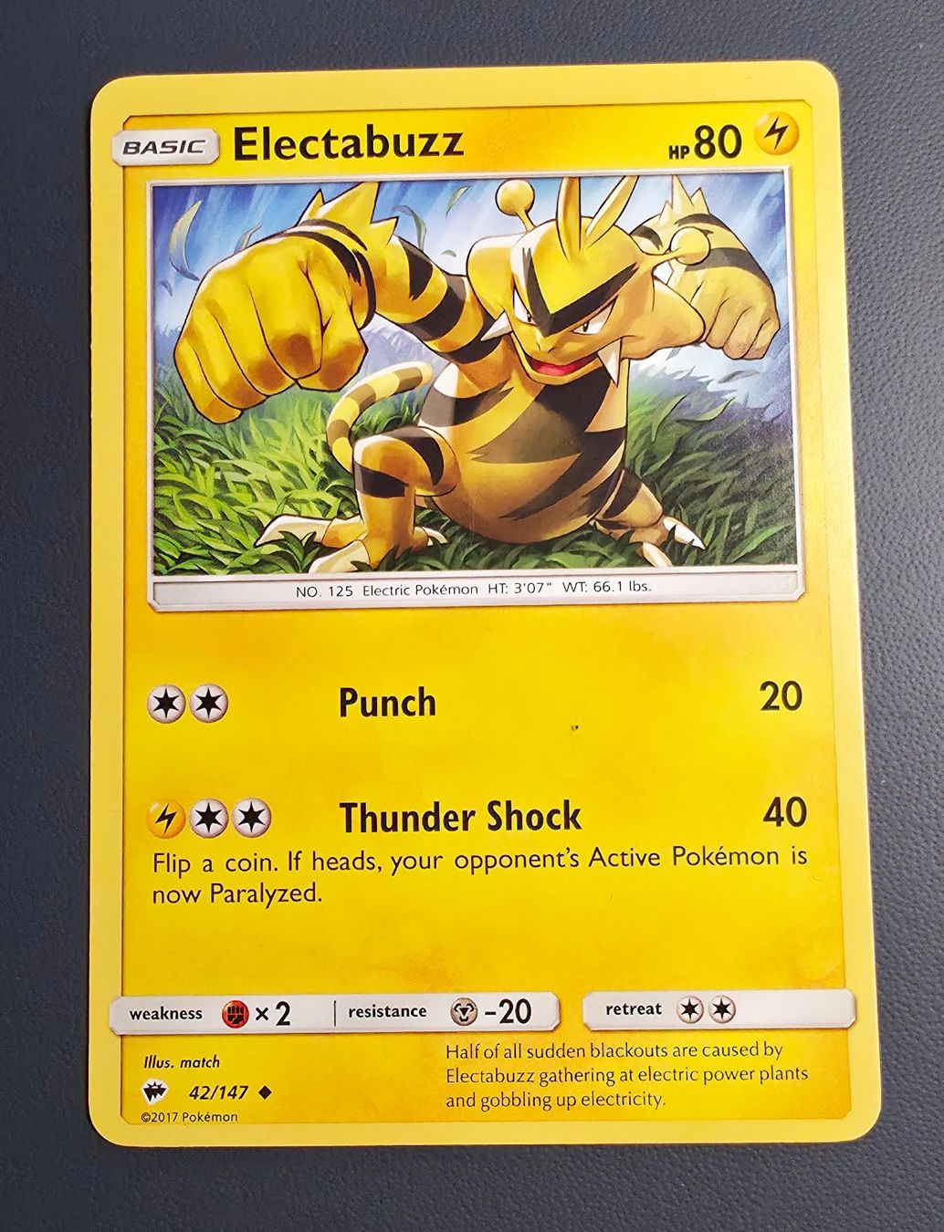 Pokémon Carte collezionabili: Electrabuzz - 42/147 [R] - Pokémon – Nuovo (secondo la descrizione) da Zürich venduto da StickerPatron