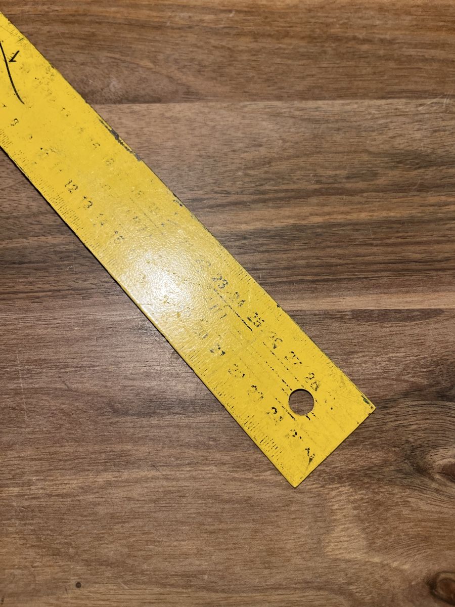 Misurare: Winkellineal gelb Metall Lauffer 30cm gebraucht – Usato da Würenlos venduto da KLG_3TBs 1