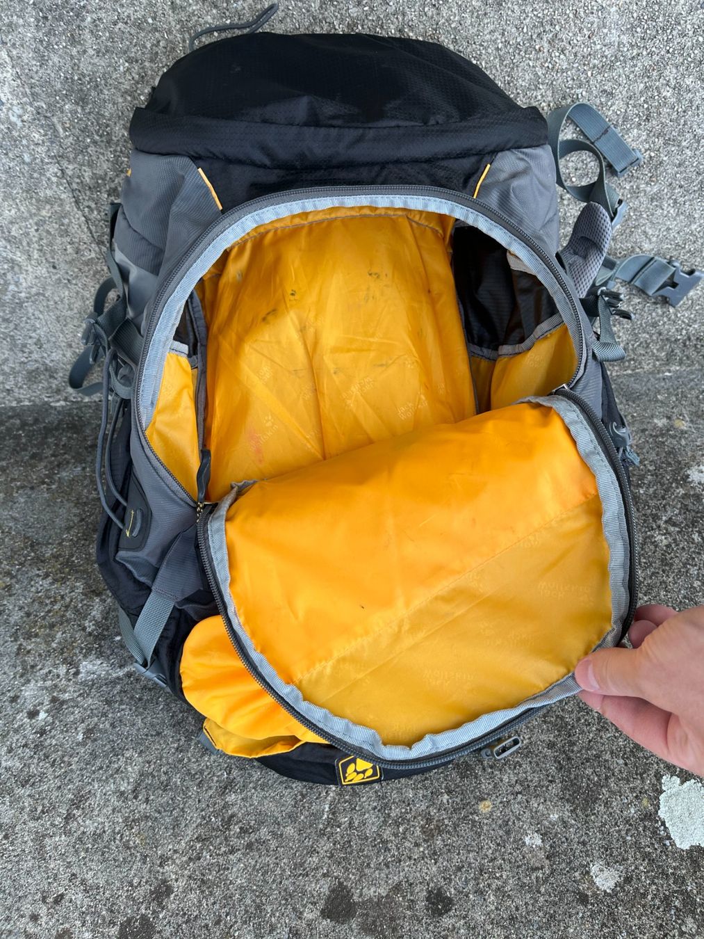 Jack Wolfskin Zaini: Rucksack "Jack Wolfskin", Highland Trail 36 – Usato da Uznach venduto da Pommes06 3