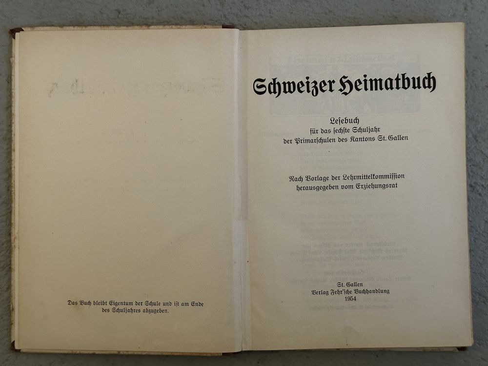Livres: Altes Schweizer Heimatbuch – D'occasion à St. Gallen par Gio3399 2